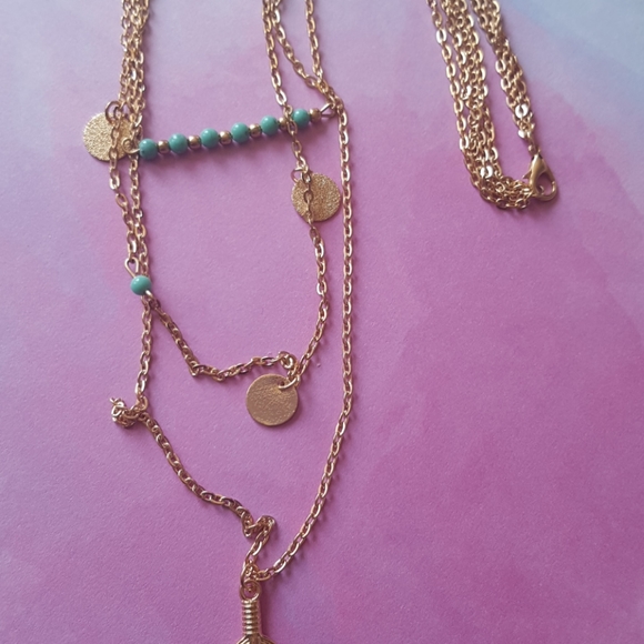 Multilayer Gold Necklace (Comes with a box) - Picture 6 of 15